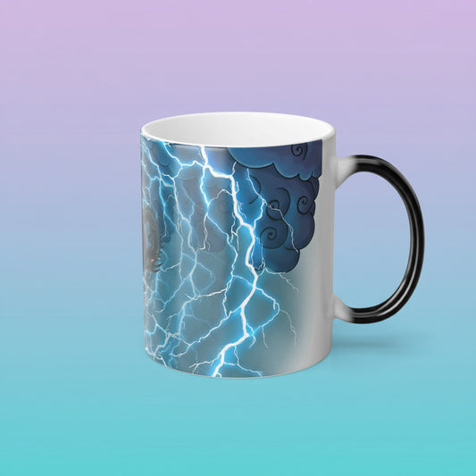 Hurricos & Zephyr — Chinese Yin Yang Storm Dragon Color Morphing Mug, 11oz