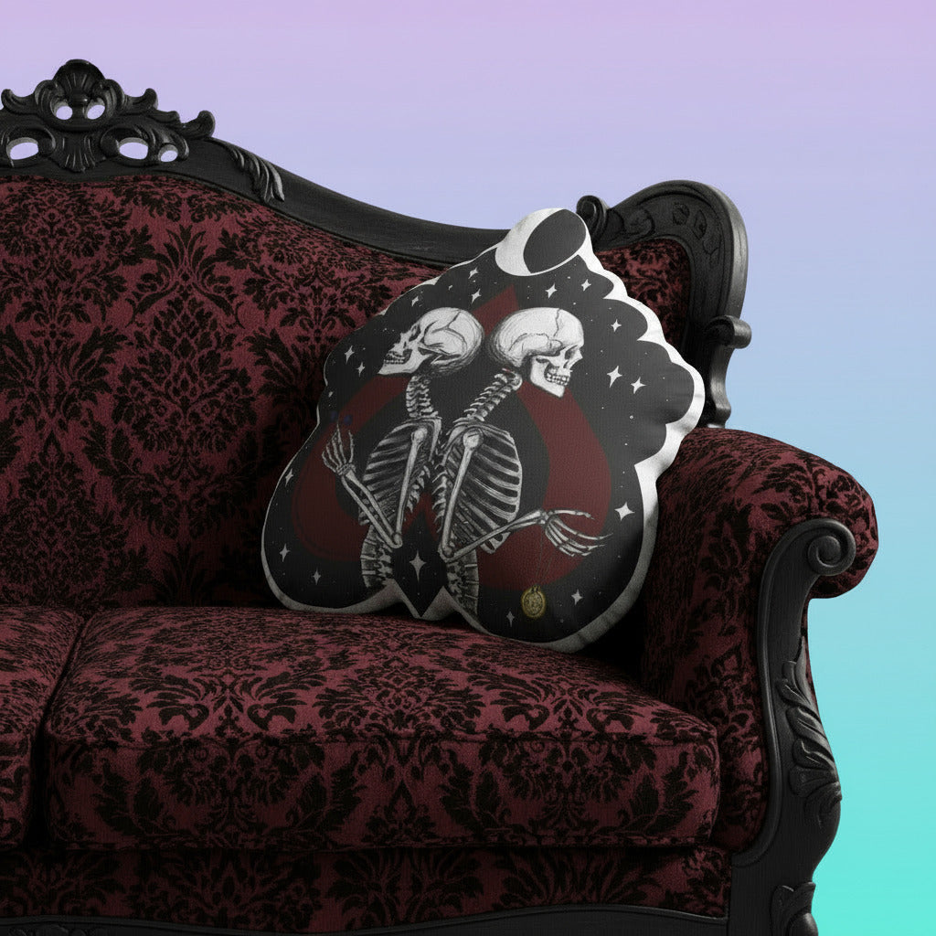 Till Death Do Us Part — Shaped Throw Pillow