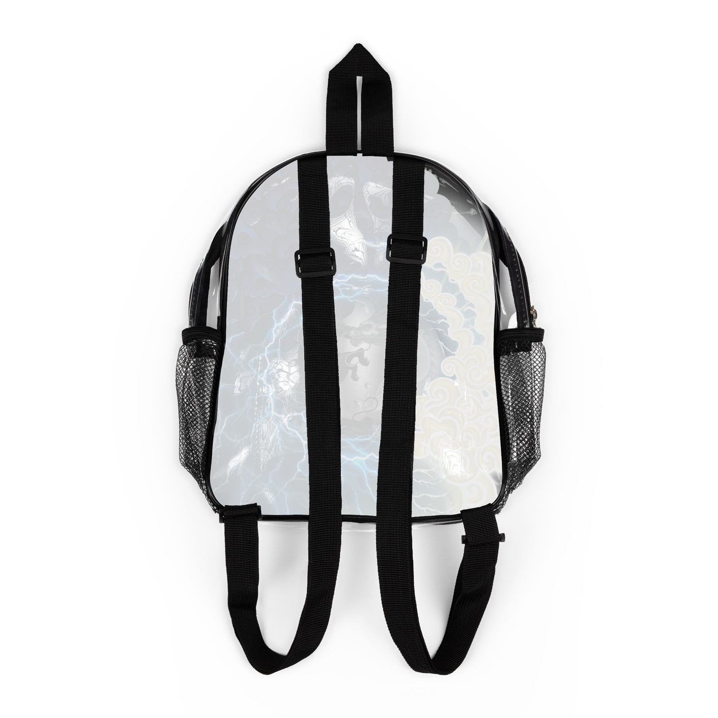 Hurricos & Zephyr — Chinese Yin Yang Dragon Clear Transparent Stadium Backpack