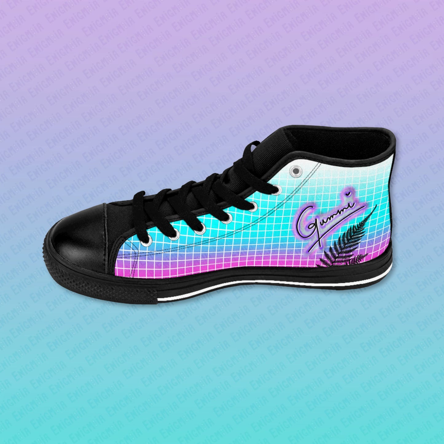 Gummi — Retro Aesthetic Geometric Memphis Style Pastel Vaporwave Women's Classic Sneakers