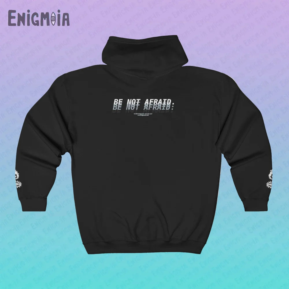 Be Not Afraid — Seraphim - Embroidered Biblically Accurate Angel Graphic Zip Hoodie Hoodie