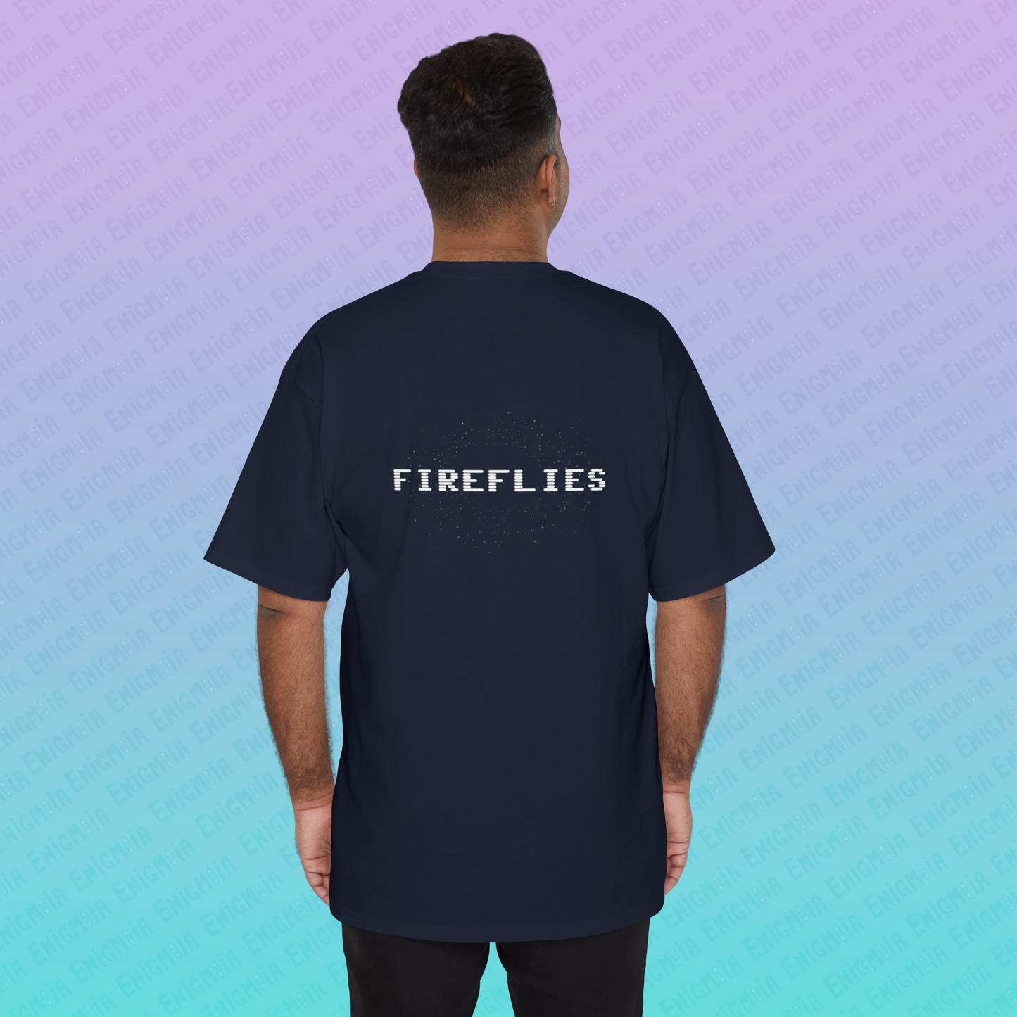 Fireflies — Earth At Night Unisex Tall Cosmic T-Shirt