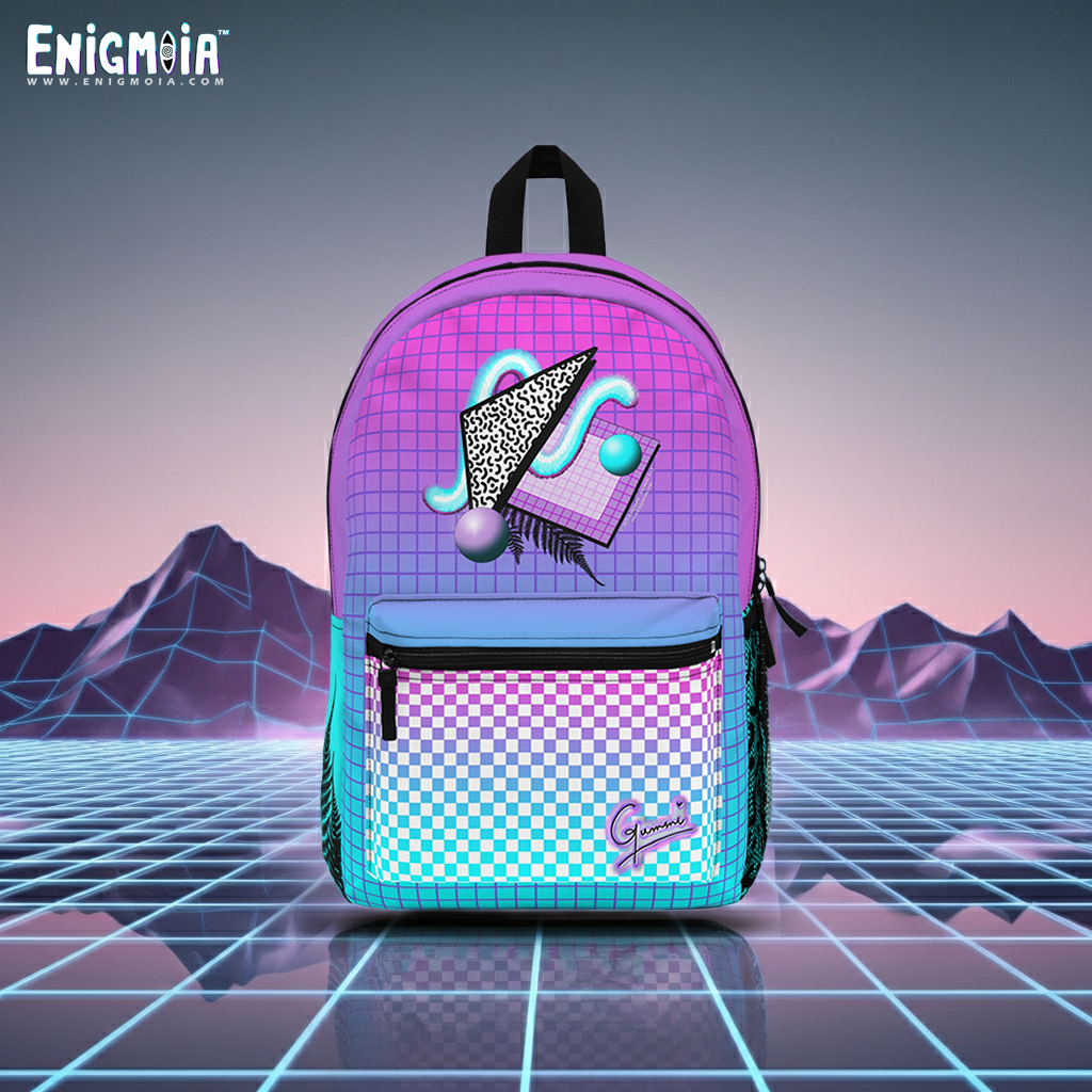 Gummi — Retro Aesthetic Geometric Memphis Style Pastel Vaporwave Backpack