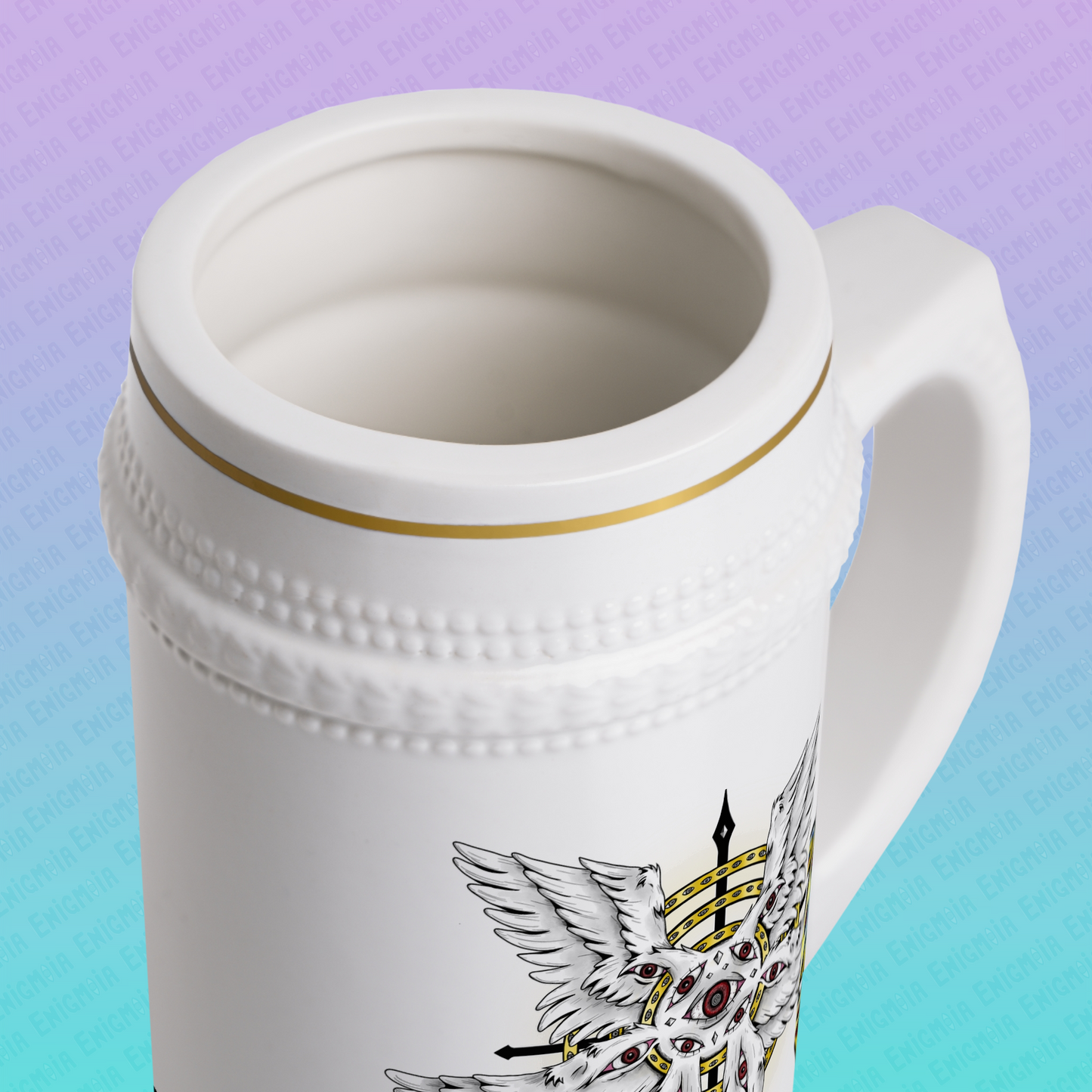 Liminal Seraphim Dimension — Biblically Accurate Angel Beer Stein Mug