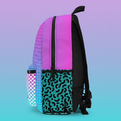 Gummi — Retro Aesthetic Geometric Memphis Style Pastel Vaporwave Backpack