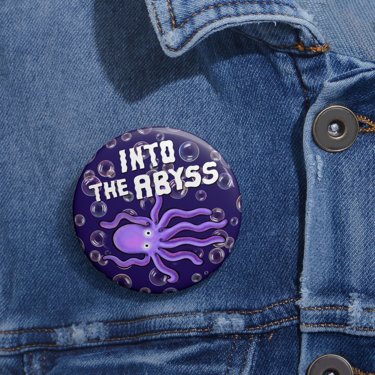 Into The Abyss — Octopus - Pin Button