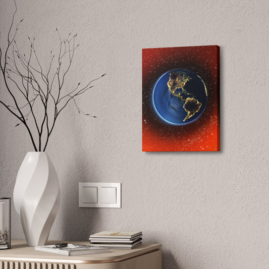 Fireflies — Earth at Night Canvas Print