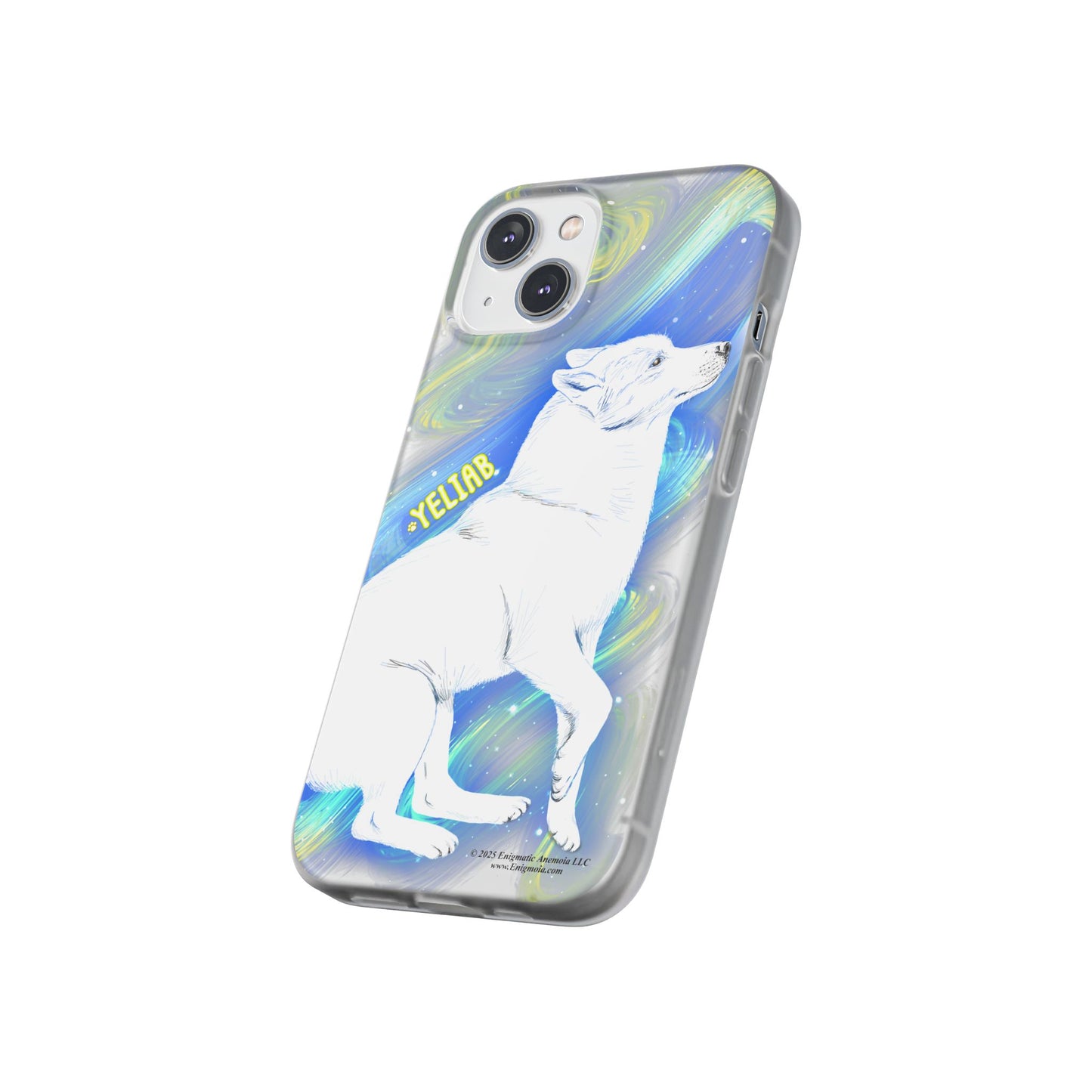 Yeliab — Cosmic Sprit Husky Dog  iPhone Flexi Case