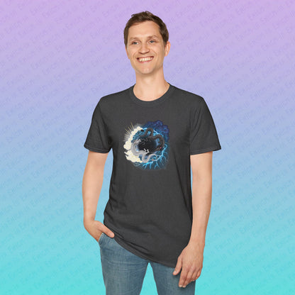 Hurricos & Zephyr — Chinese Yin Yang Storm Dragons Unisex Softstyle T-Shirt
