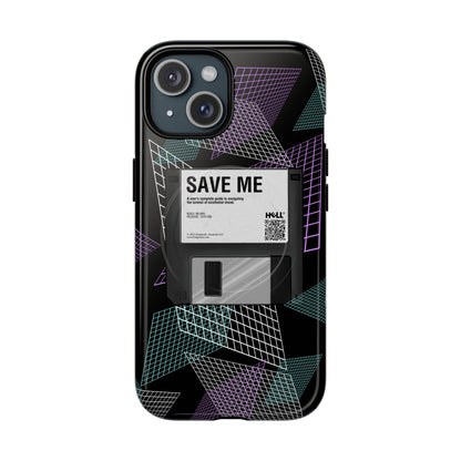 CTRL+S — "SAVE ME" Retro Tech Grid Trendy Tough Magnetic Phone Case