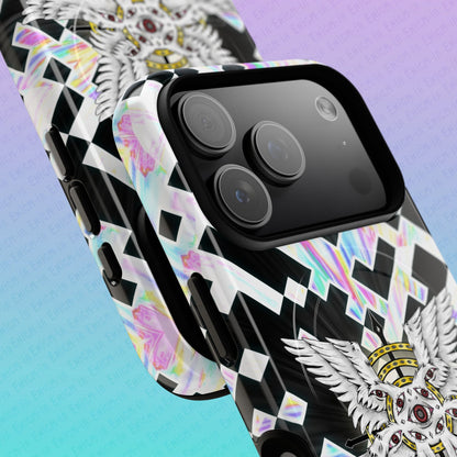 Liminal Seraphim Dimension - Glitched - Tough Magnetic iPhone Case