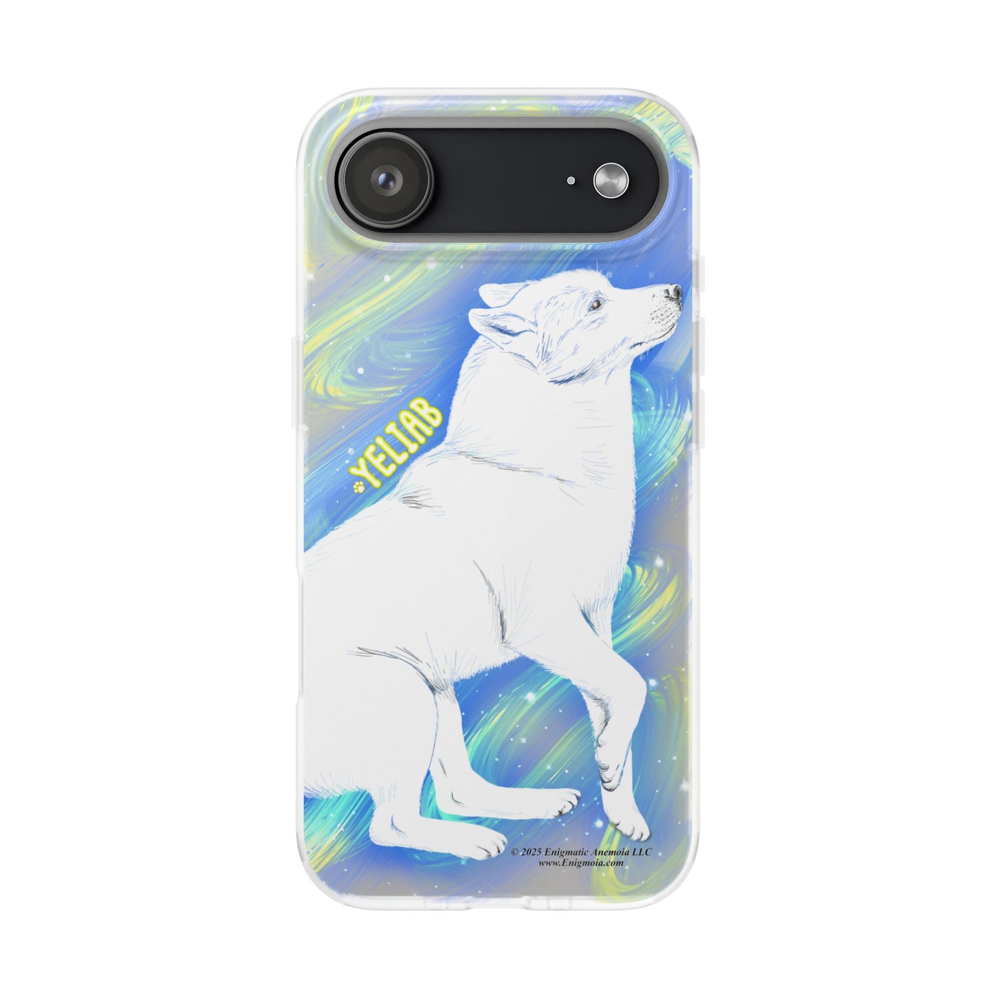 Yeliab — Cosmic Sprit Husky Dog  iPhone Flexi Case