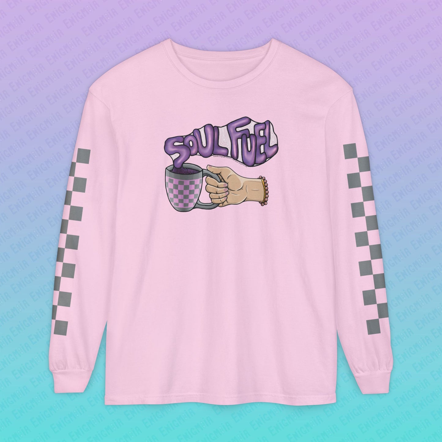 Soul Fuel — Coffee & Tea Lover Deluxe Unisex Long Sleeve Graphic T-Shirt