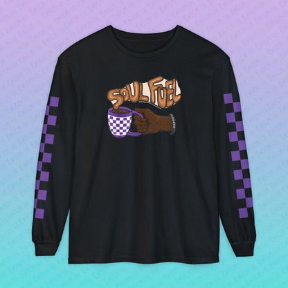 Soul Fuel — Coffee & Tea Lover Deluxe Unisex Long Sleeve Graphic T-Shirt