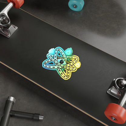 Be Not Afraid — Ophanim - Holographic Biblically Accurate Angel Die-Cut Iridescent Decal Sticker