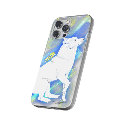 Yeliab — Cosmic Sprit Husky Dog  iPhone Flexi Case