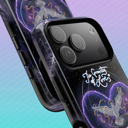 The Gravity of Love — Celestial Dove Tough Magnetic Phone Case