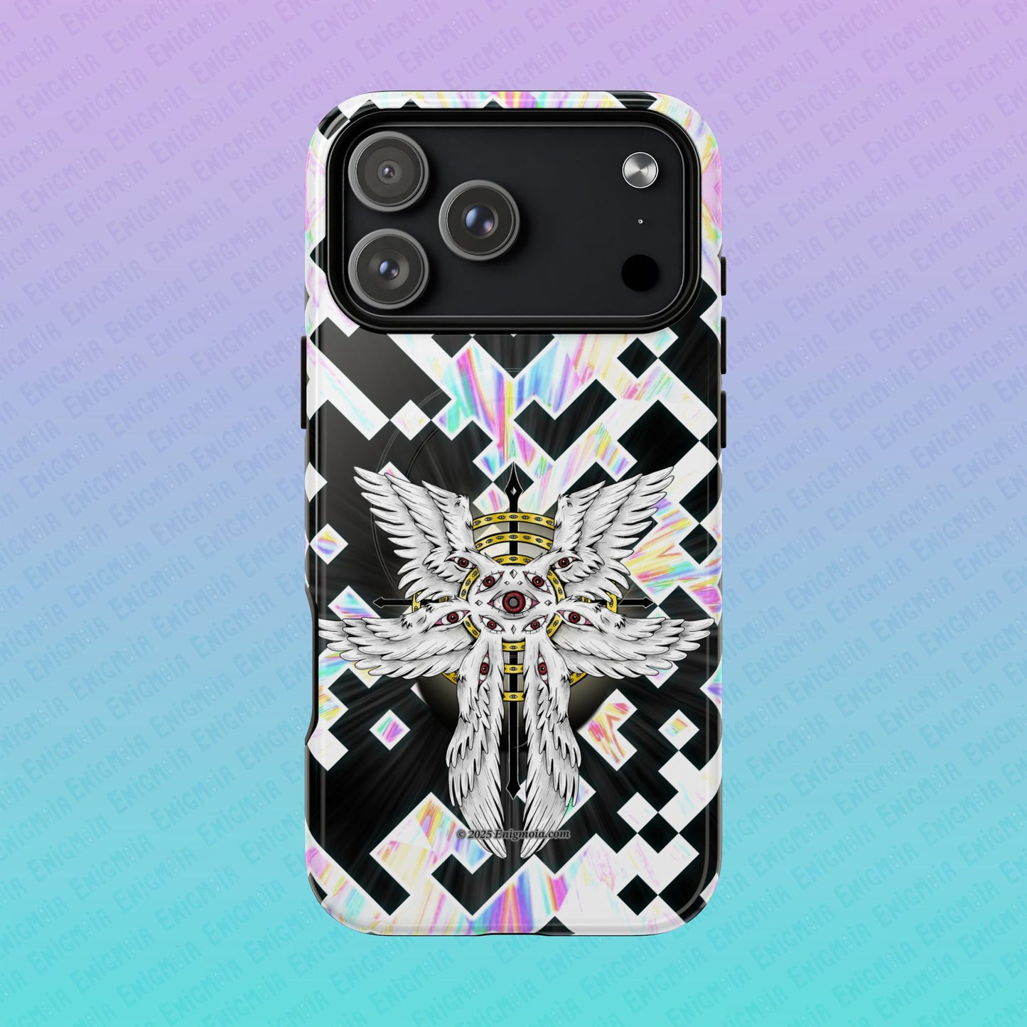 Liminal Seraphim Dimension - Glitched - Tough Magnetic iPhone Case