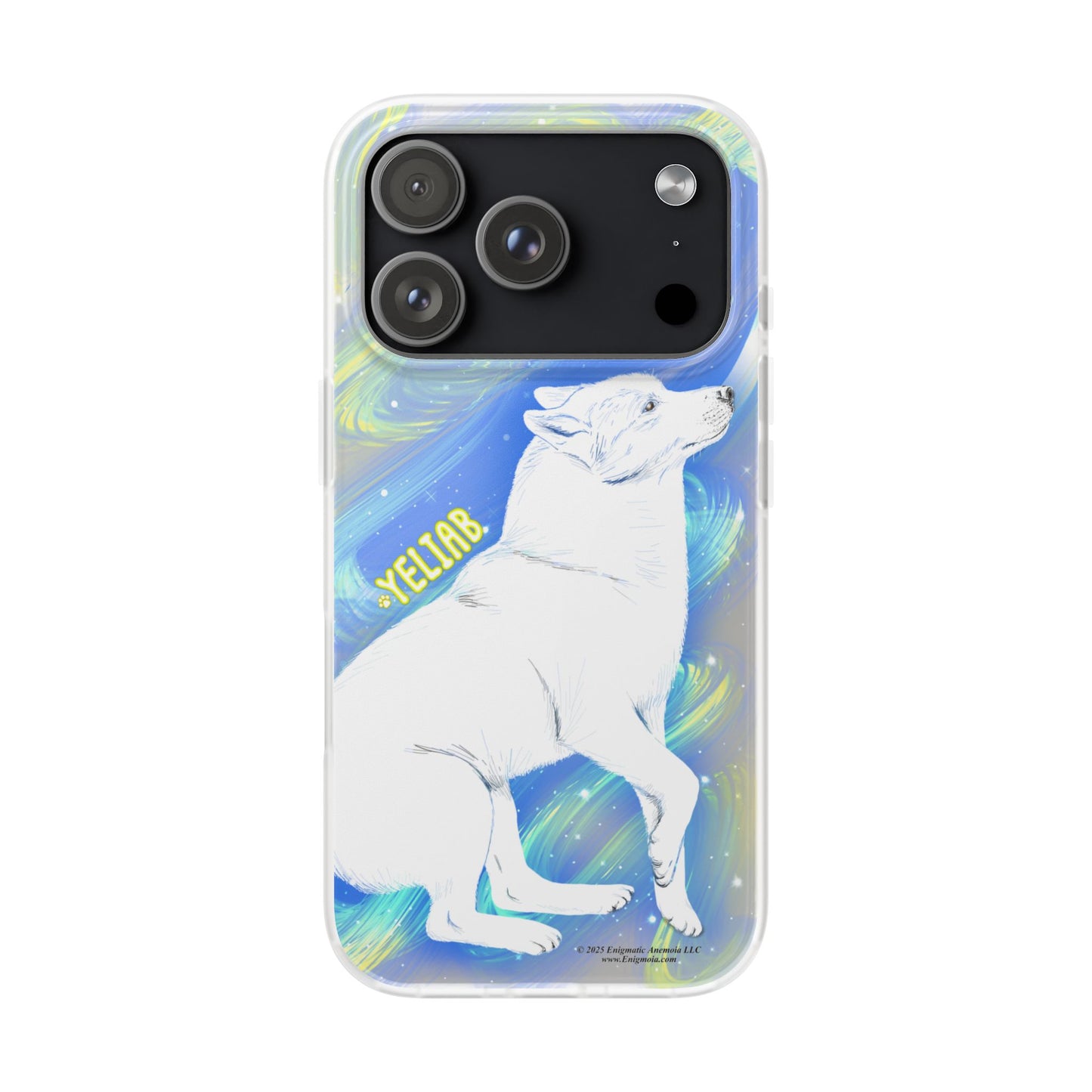 Yeliab — Cosmic Sprit Husky Dog  iPhone Flexi Case