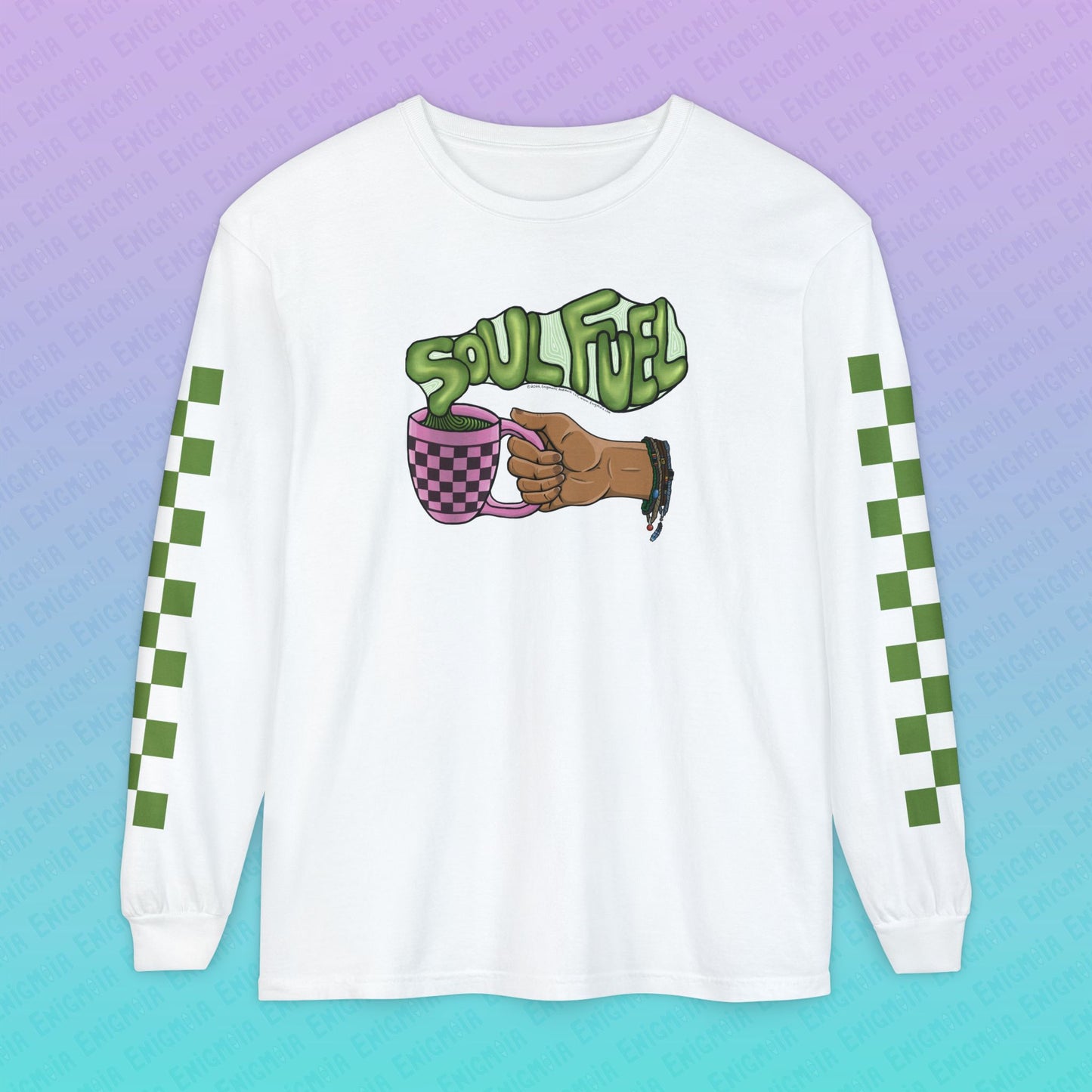Soul Fuel — Coffee & Tea Lover Deluxe Unisex Long Sleeve Graphic T-Shirt