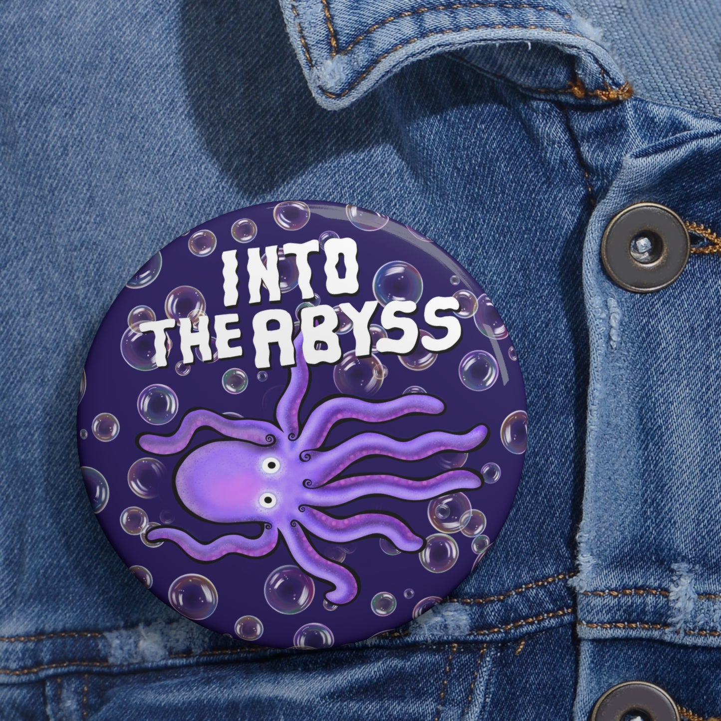 Into The Abyss — Octopus - Pin Button