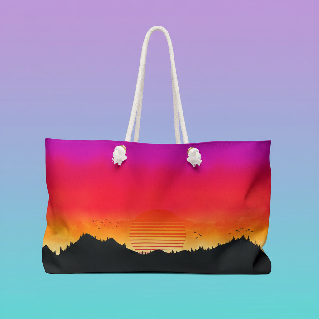 Outrun Daze - Sunrise - Weekender Bag