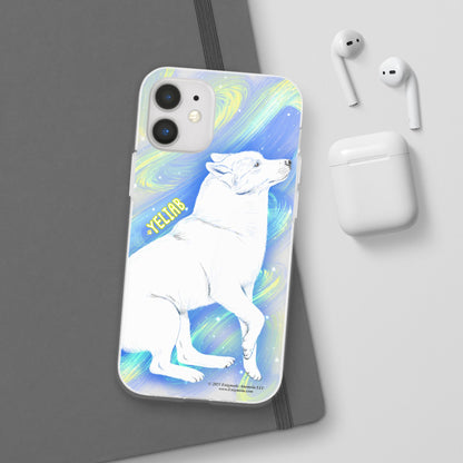 Yeliab — Cosmic Sprit Husky Dog  iPhone Flexi Case