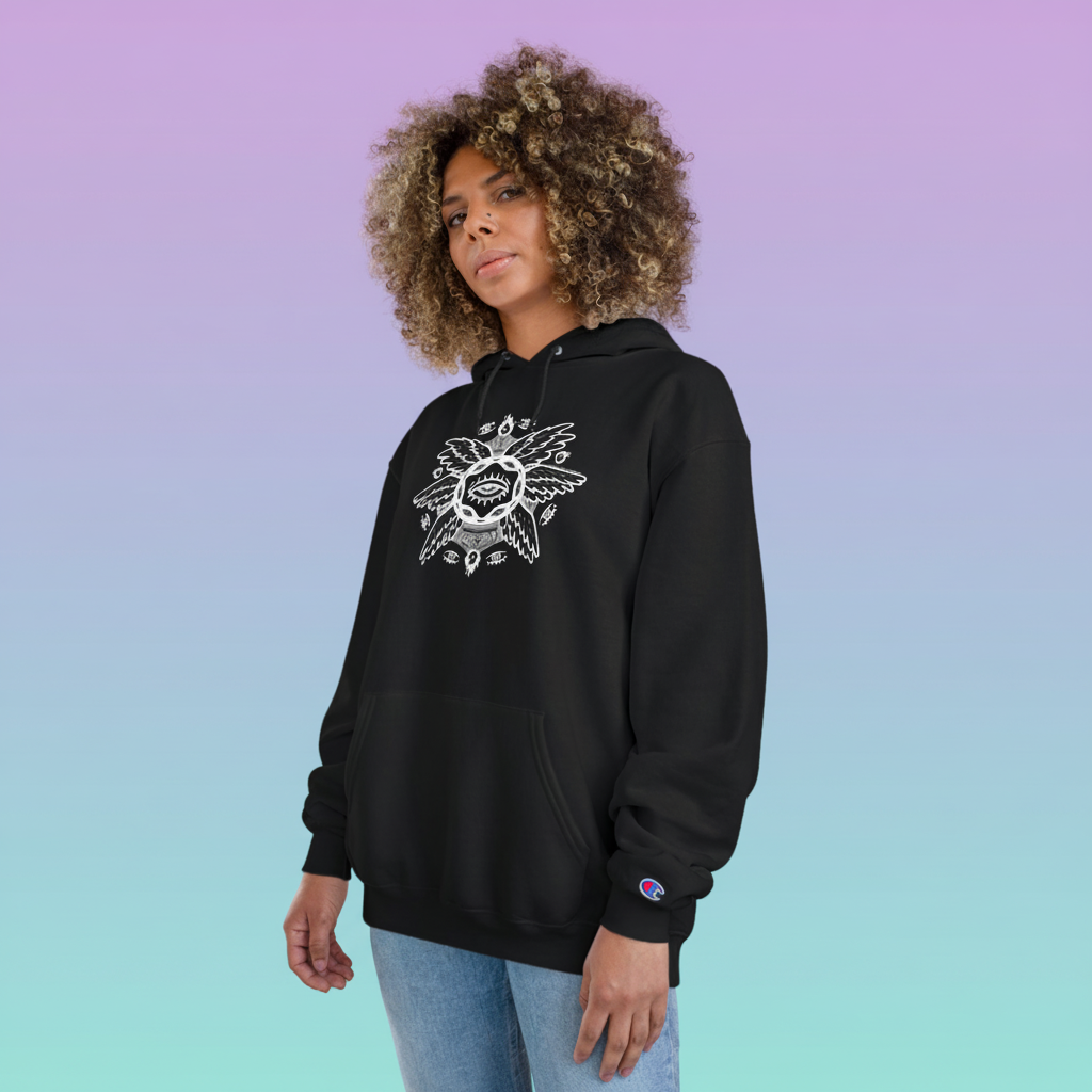 Be Not Afraid — Seraphim - Biblically Accurate Angel Champion Brand Pullover Hoodie