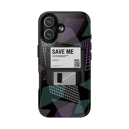 CTRL+S — "SAVE ME" Retro Tech Grid Trendy Tough Magnetic Phone Case