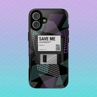 CTRL+S — "SAVE ME" Retro Tech Grid Trendy Tough Magnetic Phone Case