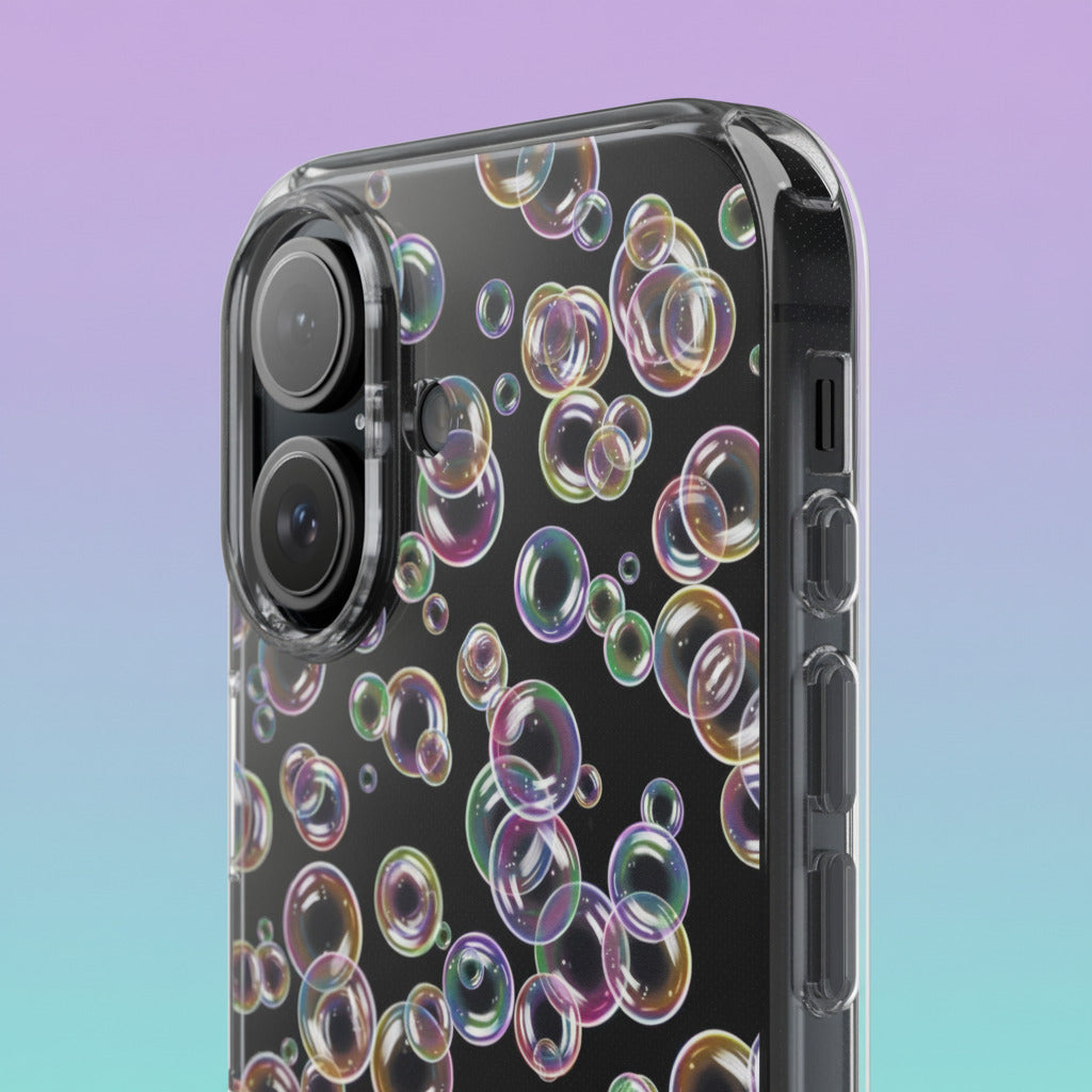 Into the Abyss — Clear Bubbles iPhone Case