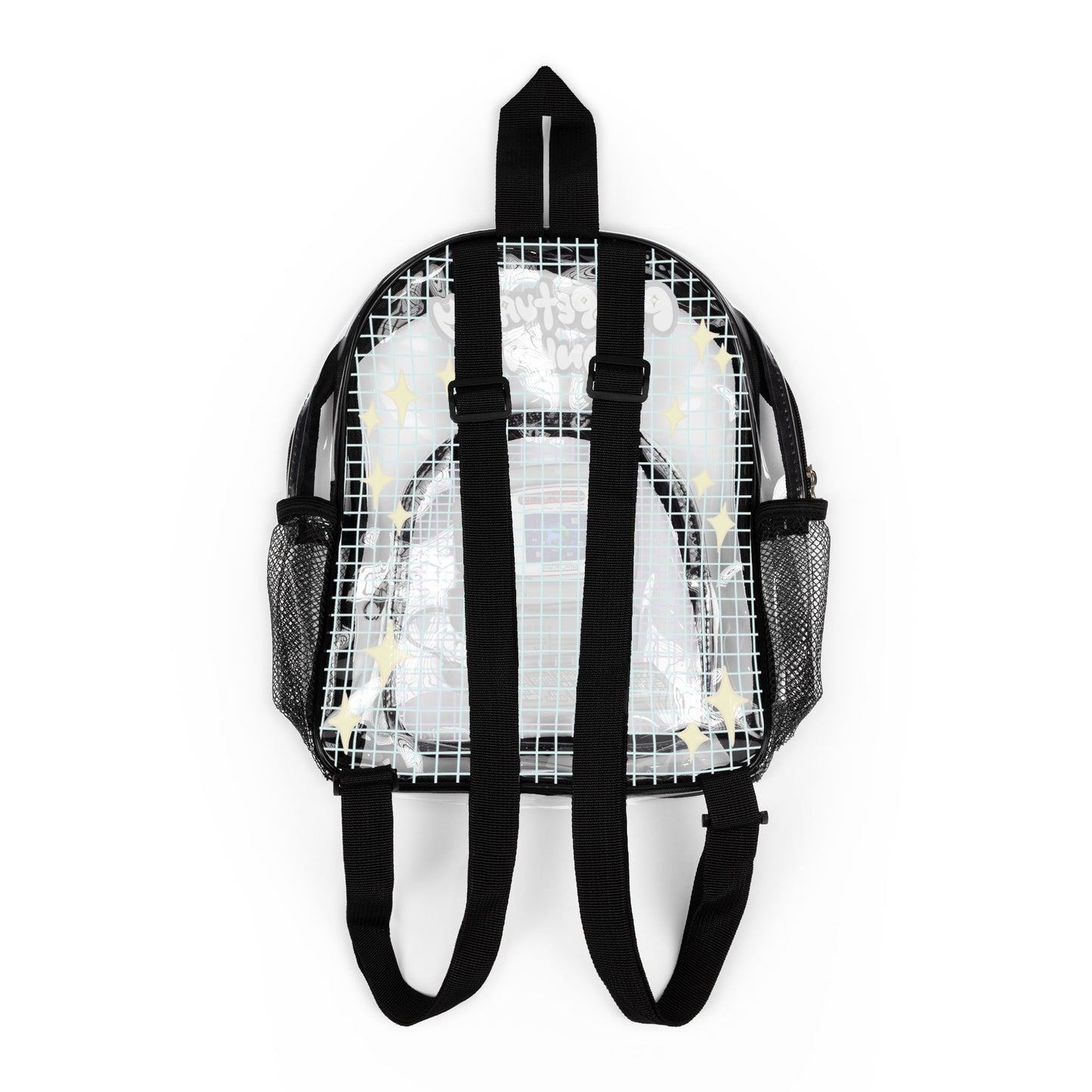 Perpetually Online — Clear Transparent Stadium Backpack