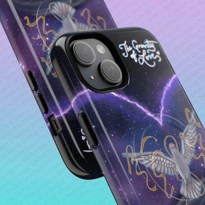 The Gravity of Love — Celestial Dove Tough Magnetic Phone Case