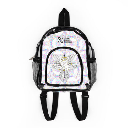 Liminal Seraphim Dimension - Biblically Accurate Angel Clear Transparent Stadium Backpack