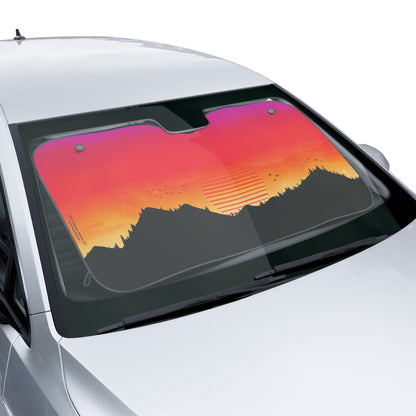 Outrun Daze — Sunrise - Car Sun Shade