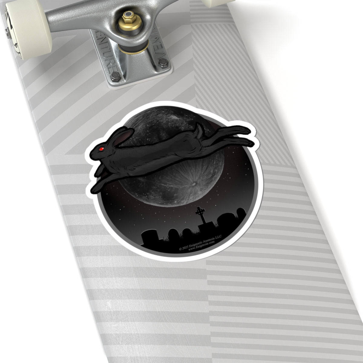 The Black Rabbit of Death — Kiss-Cut Sticker