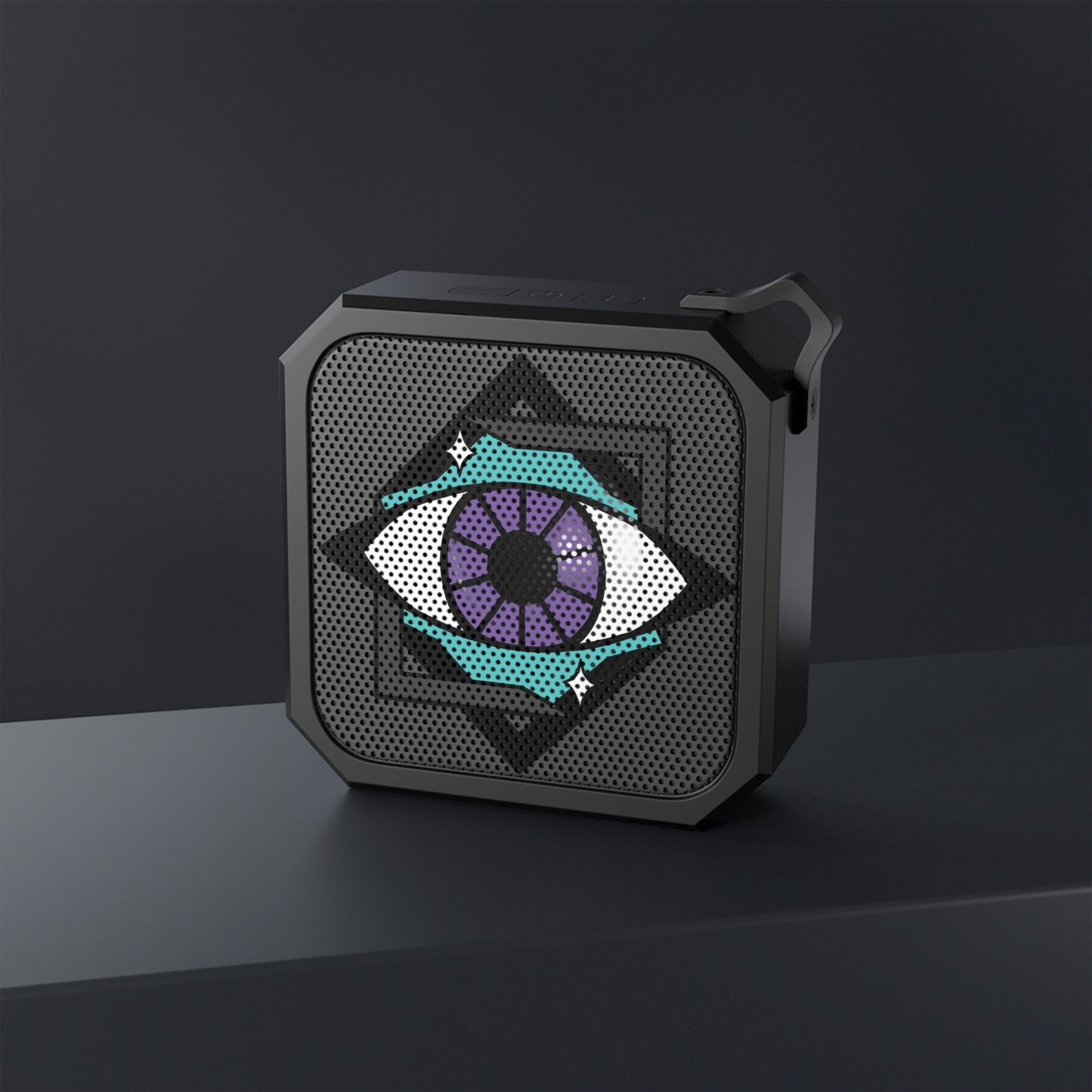 Enigmoia — Portable Outdoor Bluetooth Speaker with Eye Logo Branding