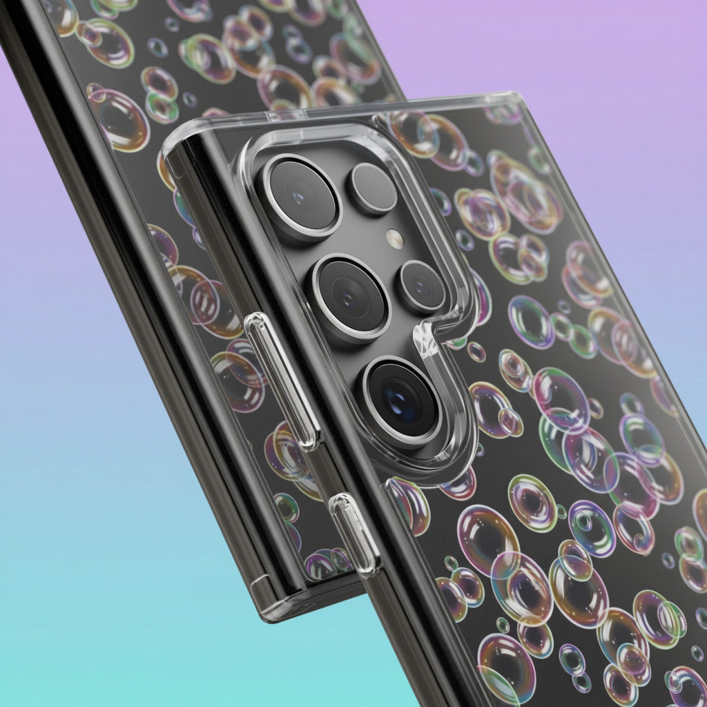 Into the Abyss — Clear Bubbles iPhone Case