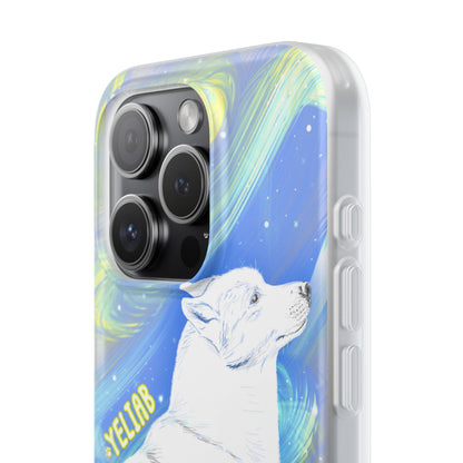 Yeliab — Cosmic Sprit Husky Dog  iPhone Flexi Case