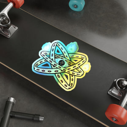 Be Not Afraid — Ophanim - Holographic Biblically Accurate Angel Die-Cut Iridescent Decal Sticker