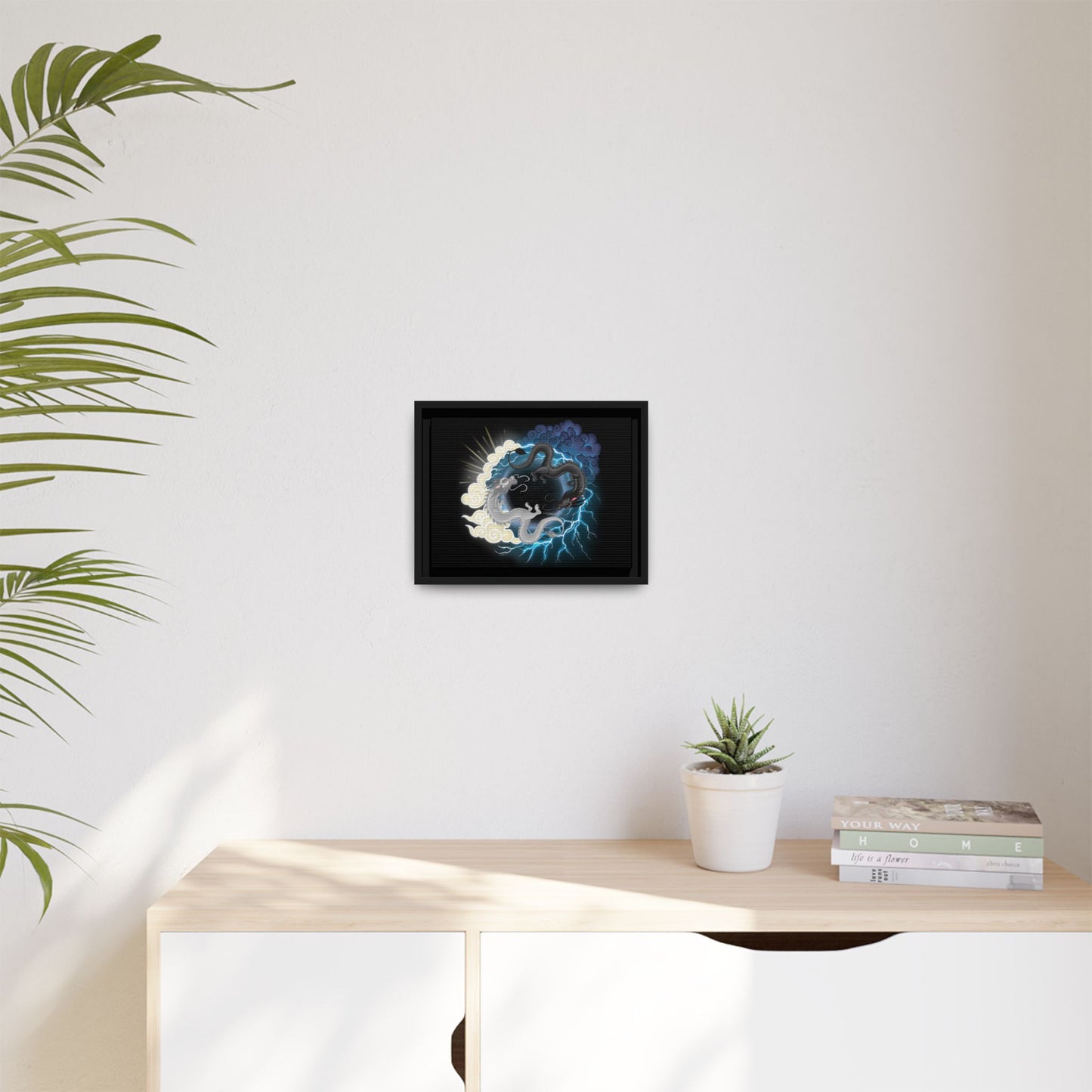 Hurricos & Zephyr — Matte Canvas, Framed (Multi-color)