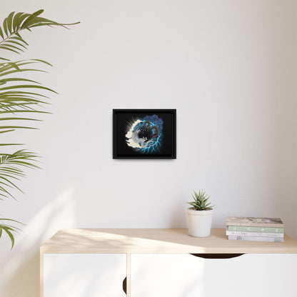 Hurricos & Zephyr — Matte Canvas, Framed (Multi-color)