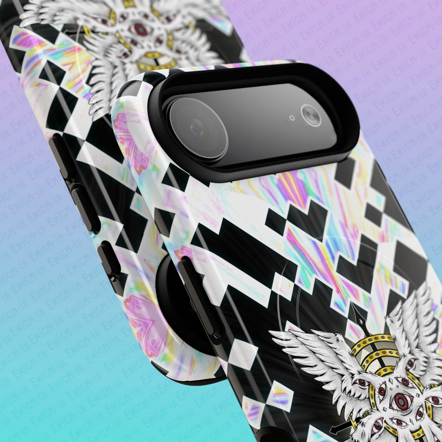 Liminal Seraphim Dimension - Glitched - Tough Magnetic iPhone Case