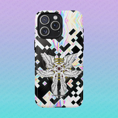 Liminal Seraphim Dimension - Glitched - Tough Magnetic iPhone Case