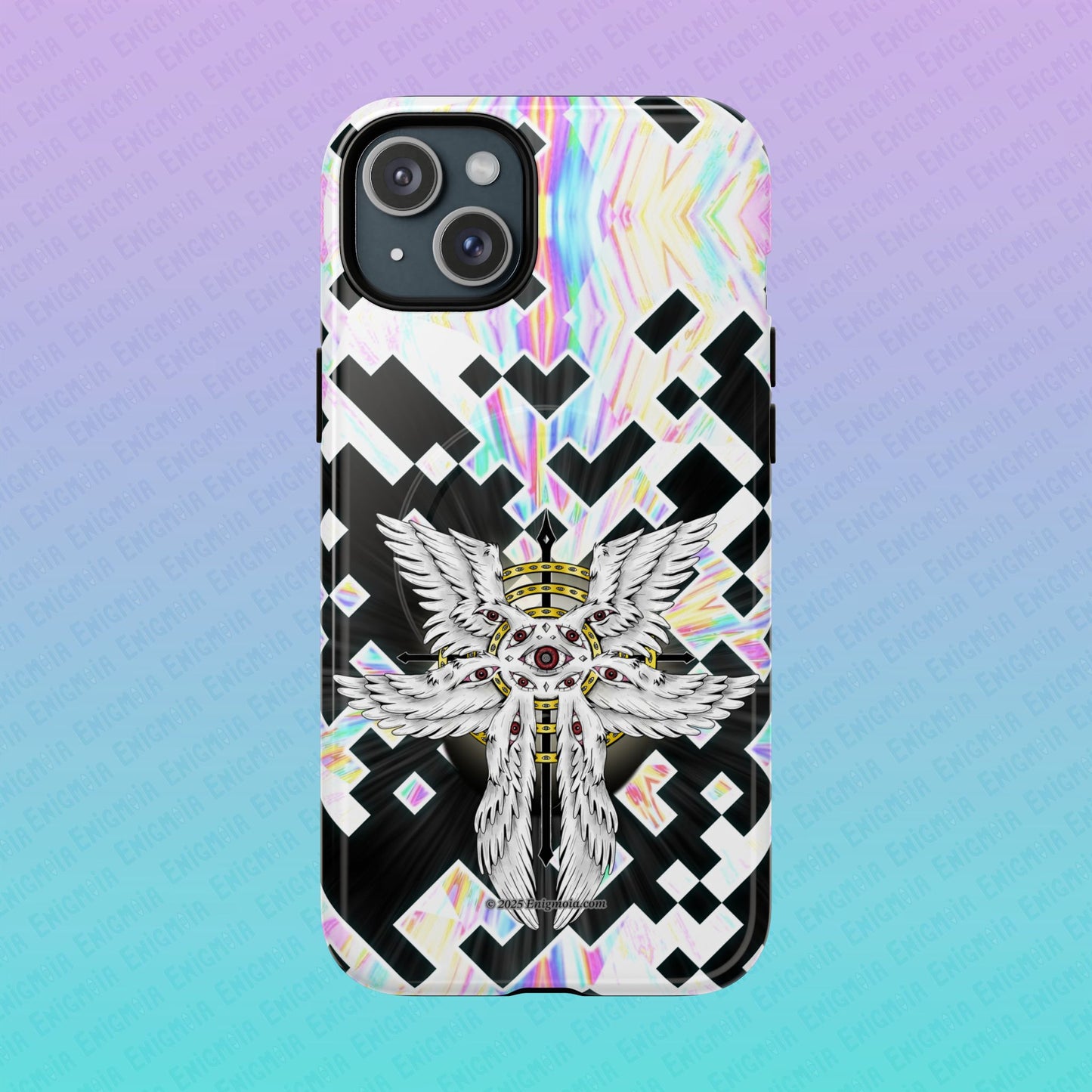 Liminal Seraphim Dimension - Glitched - Tough Magnetic iPhone Case