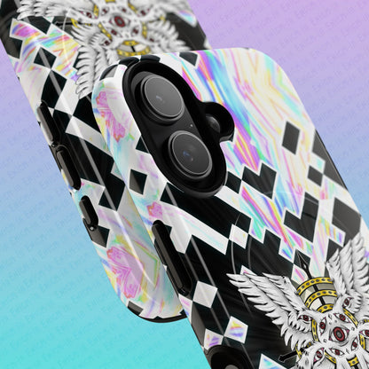 Liminal Seraphim Dimension - Glitched - Tough Magnetic iPhone Case