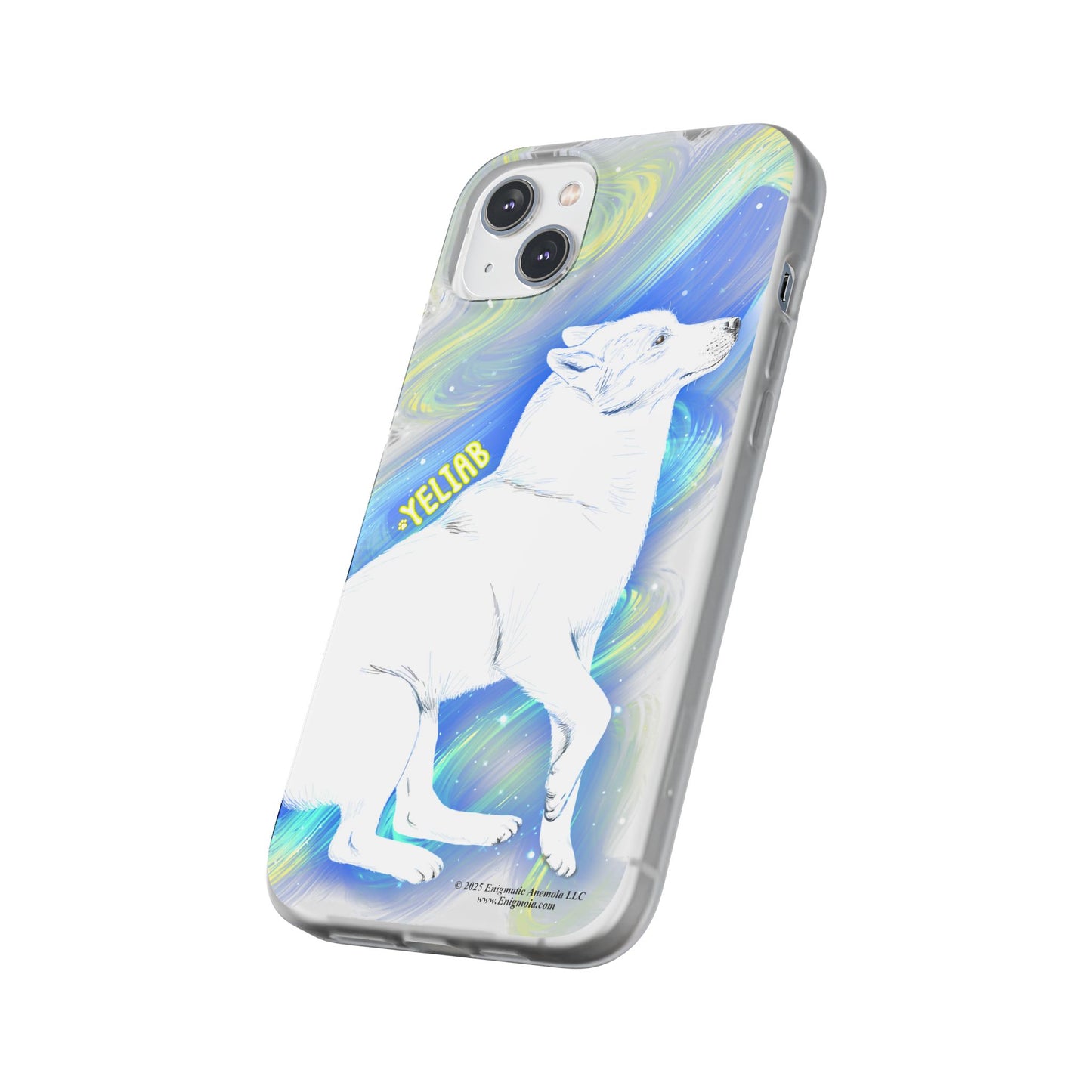 Yeliab — Cosmic Sprit Husky Dog  iPhone Flexi Case