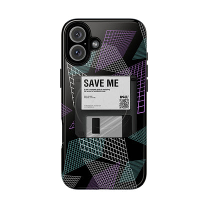 CTRL+S — "SAVE ME" Retro Tech Grid Trendy Tough Magnetic Phone Case