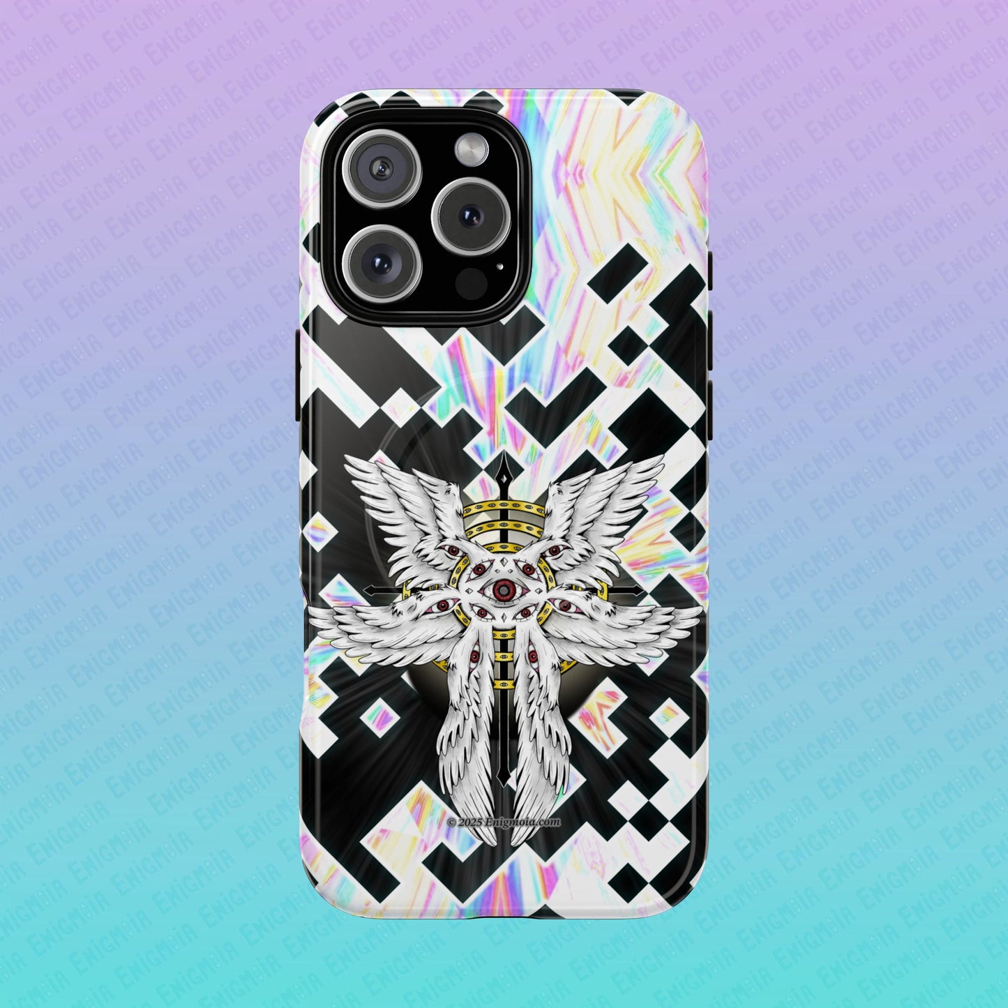 Liminal Seraphim Dimension - Glitched - Tough Magnetic iPhone Case