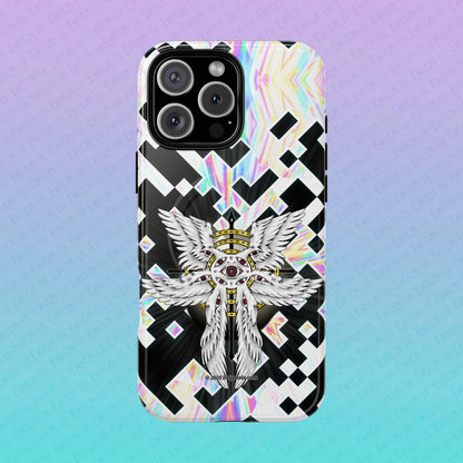 Liminal Seraphim Dimension - Glitched - Tough Magnetic iPhone Case